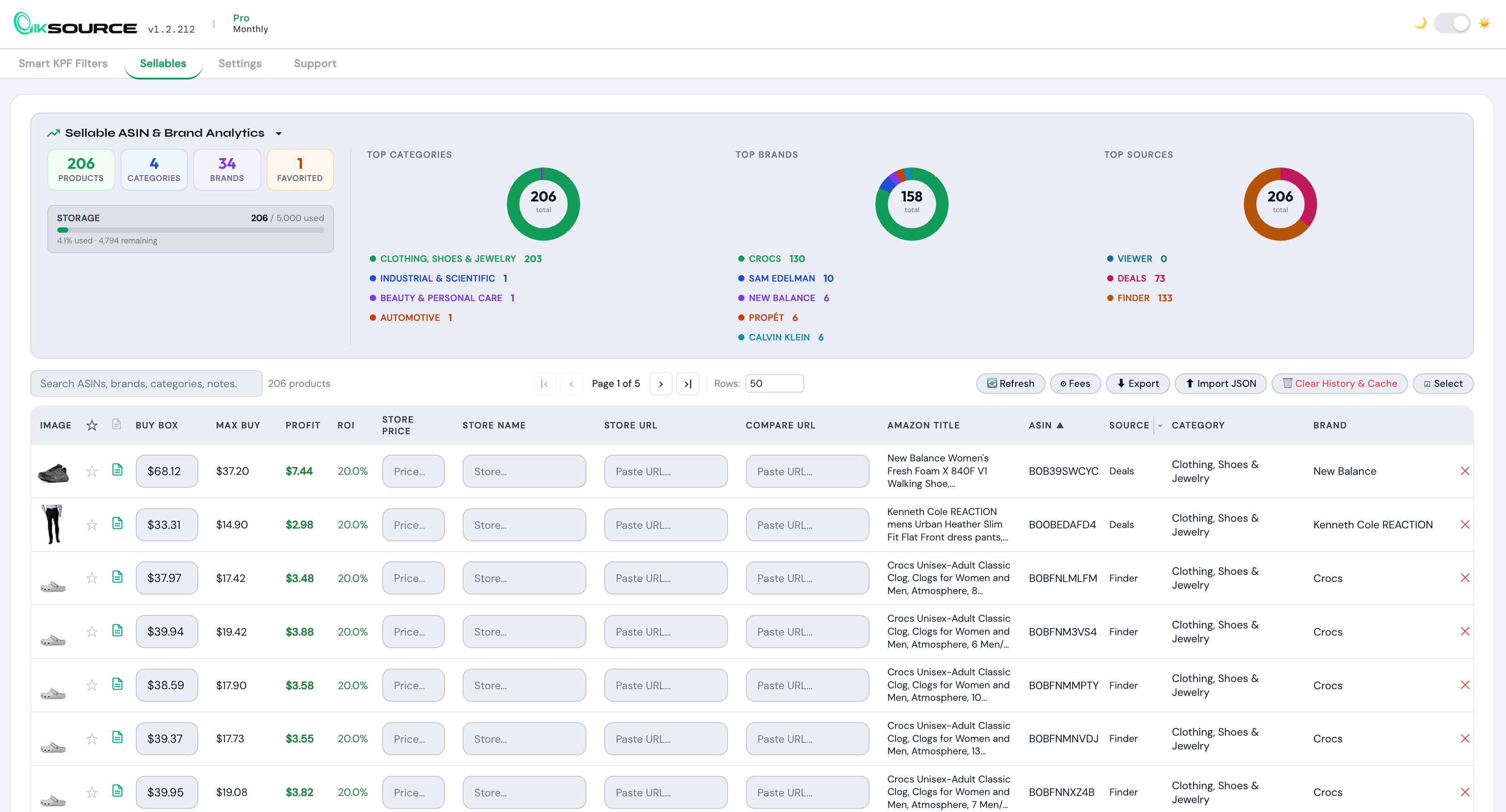 Lead History dashboard — light mode